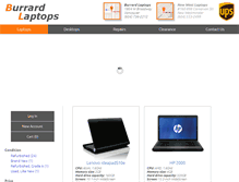 Tablet Screenshot of burrardlaptops.com